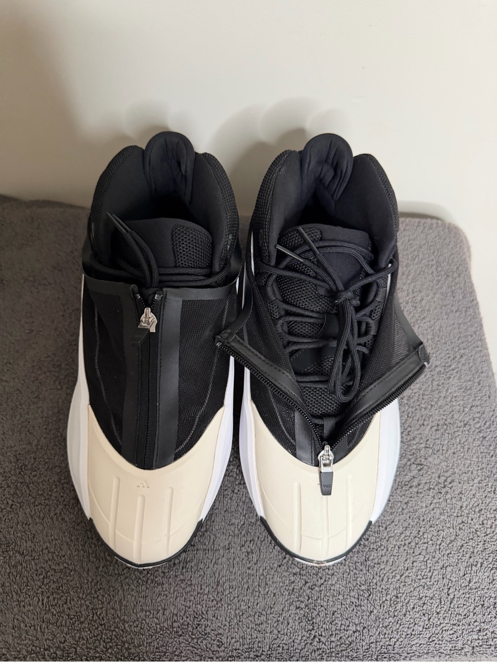 Men’s Adidas “Crazy Infinity” “Storm Troopers” version. Black and White size 11